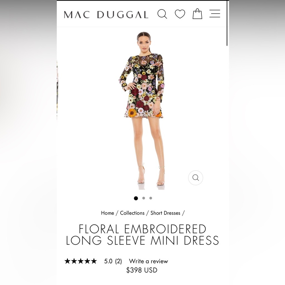 Stunning floral dress!